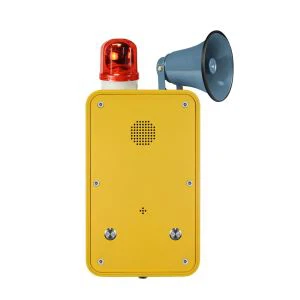 Telèfon de radiodifusió industrial mans lliures amb llum JR104-2B-HB