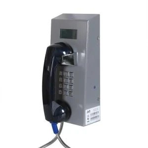 Telèfon bancari SOS d'emergència amb LCD JR201-FK-Analògic