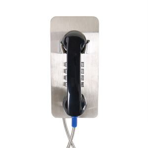Telèfon de sobretaula d'acer inoxidable VoIP
