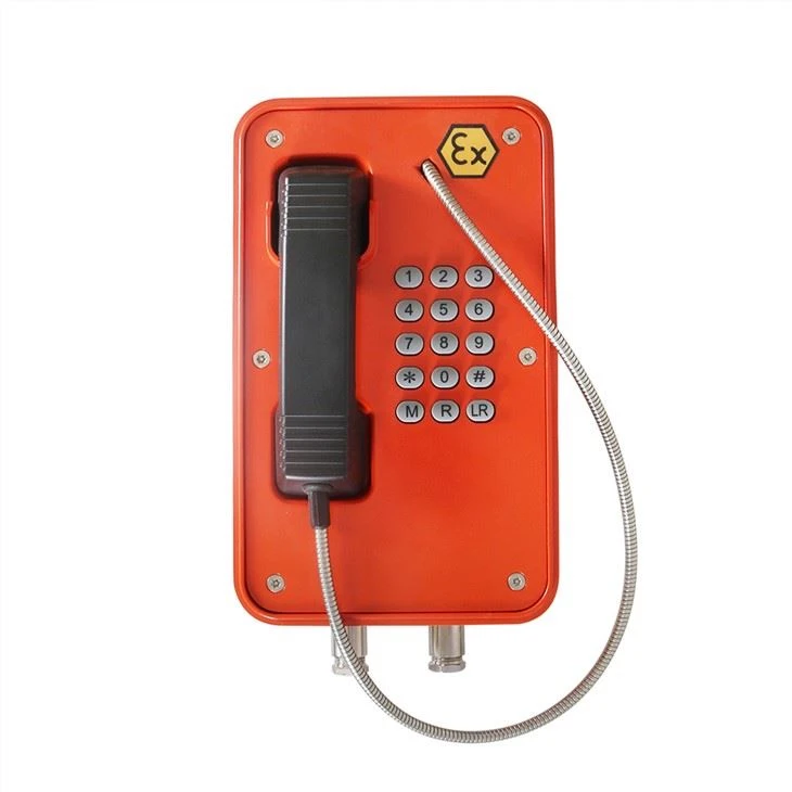 Telèfon d'emergència per a zones perilloses, telèfon a prova d'explosió