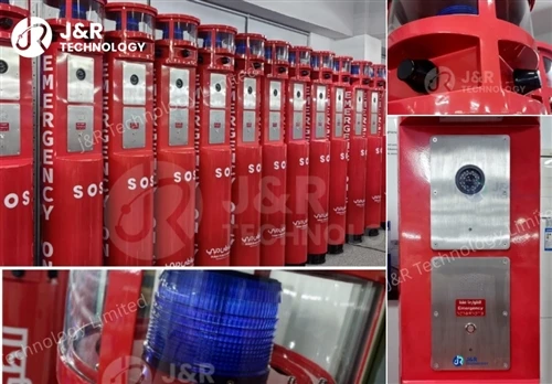 Torre de trucades d'emergència SOS amb energia solar 4G-per a platges i ciuta...